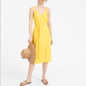 Everlane Classic Midi Wrap Dress